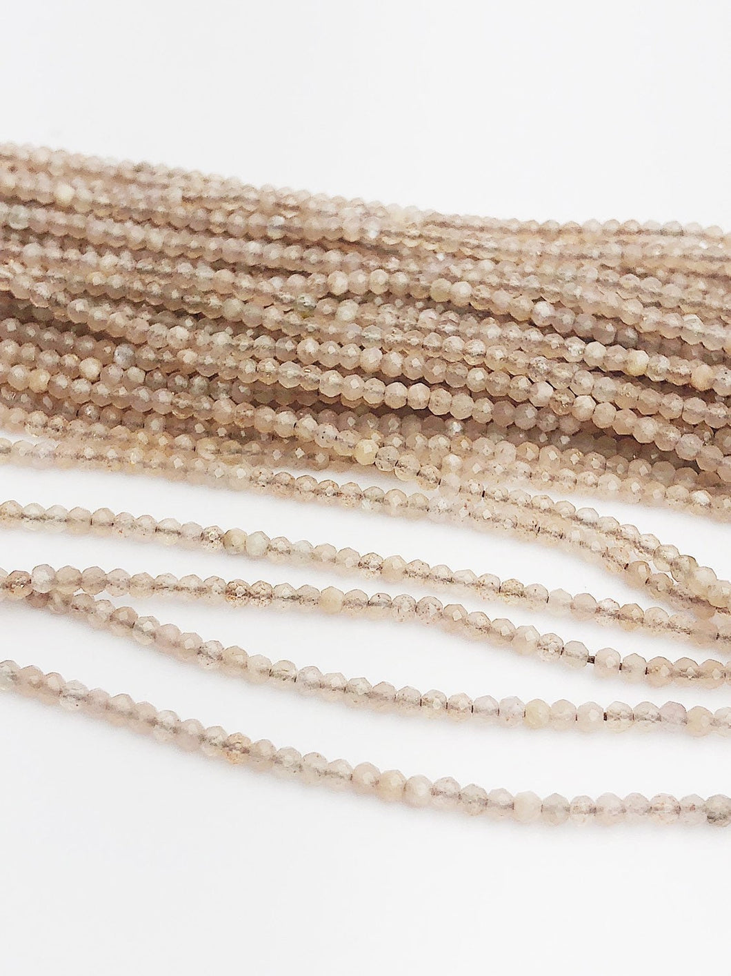 HALF OFF SALE - Orange Moonstone Gemstone Beads, Full Strand, Semi Precious Gemstone, 13