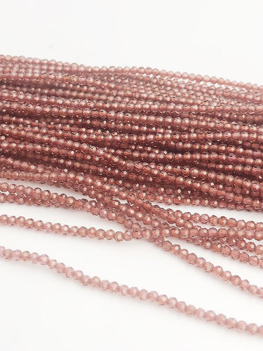 HALF OFF SALE - Garnet Gemstone Beads, Full Strand, Semi Precious Gemstone, 13