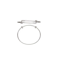 7.0-8.5" 1.65mm Adjustable Bangle AT, Sterling Silver. Made in USA. #5021657L