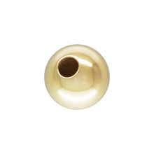 6.0mm Bead 1.5mm Hole,  14k gold filled. Made in USA. #4004760
