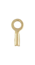 Crimp Endcap w/Ring (0.48mm ID), 14k gold filled. Made in USA. #400080