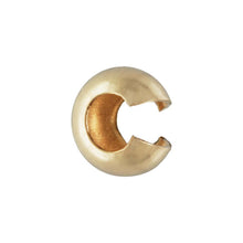 3.0mm Crimp Cover, 14k gold filled, #4004830CCB100