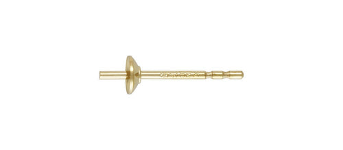 3.0mm Pearl Cup w/DN Post GP, 14k gold filled. Made in USA. #4005981