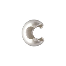 3.2mm Crimp Cover AT,  Sterling Silver. Made in USA. #5004832CCB100
