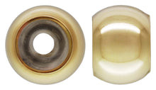 5.0mm Smart Bead 2.5mm Hole 2.0mm Fit, 14k gold filled. Made in USA. #4004850I