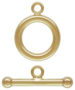 12mm Ring Toggle Set (2.0mm wire) GP, 14k gold filled. Made in USA. #4002038SET