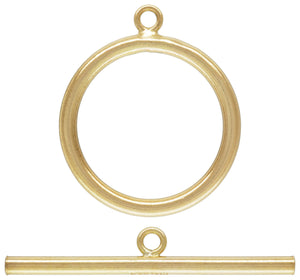 15mm Ring Toggle Set (2.0mm wire) GP, 14k gold filled. Made in USA. #4002040SET