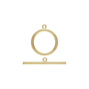 15mm Ring Toggle Set (2.0mm wire) GP, 14k gold filled. Made in USA. #4002040SET