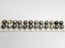 12mm Tahitian Loose Matched Pearls, Drop 12mm (210)
