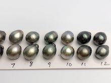 12mm Tahitian Loose Matched Pearls, Drop 12mm (210)