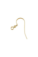 Ear Wire w/ Bead & Coil (0.69mm), 14k gold filled Sterling Silver#4006417