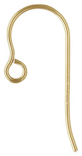 Micro Ear Wire .020" (0.51mm),  14k gold filled. Made in USA. #4006480
