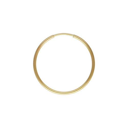 1.25x24mm Endless Hoop, 14k gold filled. Made in USA. #4011724SQ