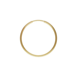 1.25x24mm Endless Hoop, 14k gold filled. Made in USA. #4011724