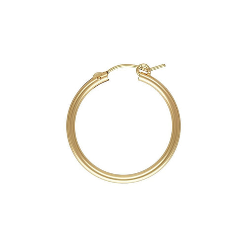 2.3x29.0mm Eurowire Hoop, 14k gold filled. Made in USA. #4011529