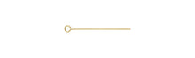 Eyepin 24ga .020x1.0"(0.50x25.4mm), 14k gold filled. Made in USA. #4005464