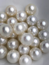 11mm White South Sea Loose Pearls, Round, 11mm - 11.9mm, AAA Quality