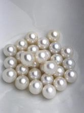 11mm White South Sea Loose Pearls, Round, 11mm - 11.9mm, AAA Quality