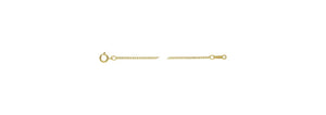 16" Curb Chain 1.5mm, 14k gold filled. Made in USA. #401267516L