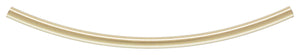 1.0x25.0mm Curved Tube, 14K Gold Filled, Made in USA. #4020061