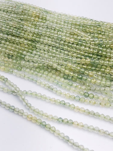 HALF OFF SALE - Prehnite Gemstone Beads, Full Strand, Semi Precious Gemstone, 13