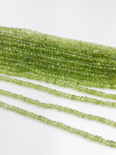 HALF OFF SALE - Peridot Gemstone Beads, Full Strand, Semi Precious Gemstone, 15"