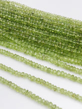 HALF OFF SALE - Peridot Gemstone Beads, Full Strand, Semi Precious Gemstone, 15"