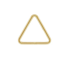 Triangle .035x.394" (0.89x10.0mm), 14k gold filled. Made in USA. #4004420TRC