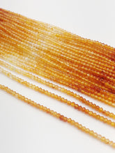 HALF OFF SALE - Shaded Coraline Gemstone Beads, Full Strand, Semi Precious Gemstone, 13"