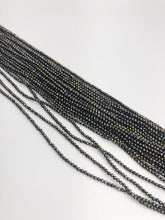 HALF OFF SALE - Coated Black Spinel Gemstone Beads, Full Strand, Semi Precious Gemstone, 13"