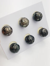 Carved Jesus Cross Tattoo Tahitian Pearl 12mm (725)