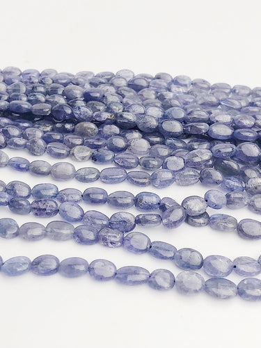 HALF OFF SALE - Tanzanite Gemstone Beads, Full Strand, Semi Precious Gemstone, 13