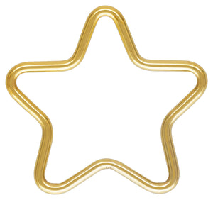 15.0mm Star Jump Ring (0.89mm wire),  14k gold filled. Made in USA. #4008352