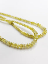 HALF OFF SALE - Natural Yellow Diamond Gemstone Beads, Full Strand, 14"