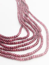 HALF OFF SALE - Ruby Gemstone Beads, 7 Strands Total