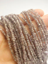 Pink Lavender Diamond Chip Gemstone Beads, All Natural Color, Full Strand, 15"