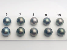 Tahitian Matched Pairs Loose Pearls, AA 11-12mm, Round Multi Colors, #639
