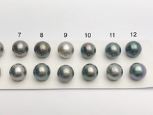 Tahitian Loose Pearls , Round AAA, Multi Colored Matched Pairs, 10.5-11mm, #646