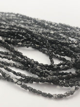 Rough Black Diamond Gemstone Beads, Full Strand, 16"