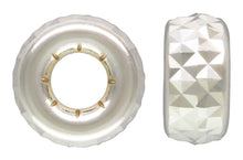 3.2x1.6mm Pyramid Cut Rondelle 1.3mm Hole