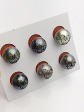Carved Rooster - Chinese Astrology Sign Tattoo Tahitian Pearl 12mm (739)