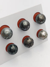 Carved Rabbit - Chinese Astrology Sign Tattoo Tahitian Pearl 12mm (741)