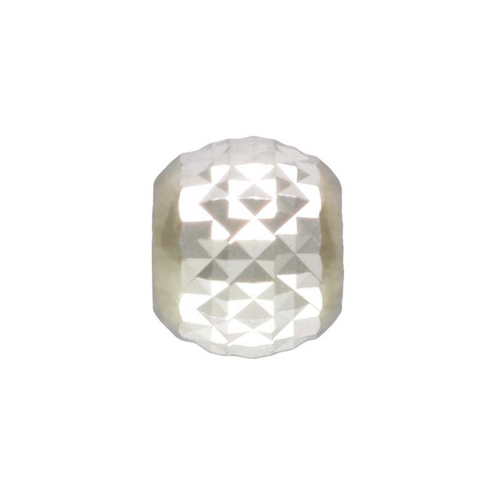 2.5mm Pyramid Cut Bead 1.2mm Hole, Sterling Silver. Made in USA. #5004625P