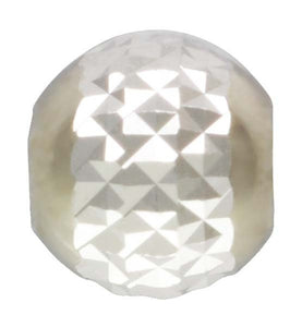 3.0mm Pyramid Cut Bead 1.2mm Hole, Sterling Silver. Made in USA. #5004630P