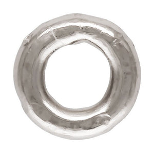 22ga Closed Jump Ring .020x.080" (0.50x2.0mm), Sterling Silver, Sku#5004370C