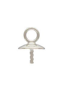 5.0mm Cup & Notched Peg Drop, Sterling Silver. #5005884D