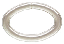 Oval Jump Ring 16ga 1.27x6.4x9.6mm, Sterling Silver. Made in USA. #5004519OV