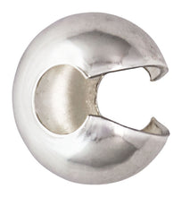 5.0mm Crimp Cover AT,  Sterling Silver. Made in USA. #5004850CCB100