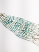 Larimar, HALF OFF SALE - 6.3mm Larimar Faceted Gemstone Beads, Full Strand, Semi Precious Gemstone, 8" (#20)