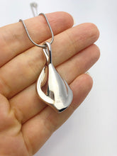 Two Edison Pearl Pendant with Citrine on 925 Sterling Silver - Statement Pendant - Handmade #767